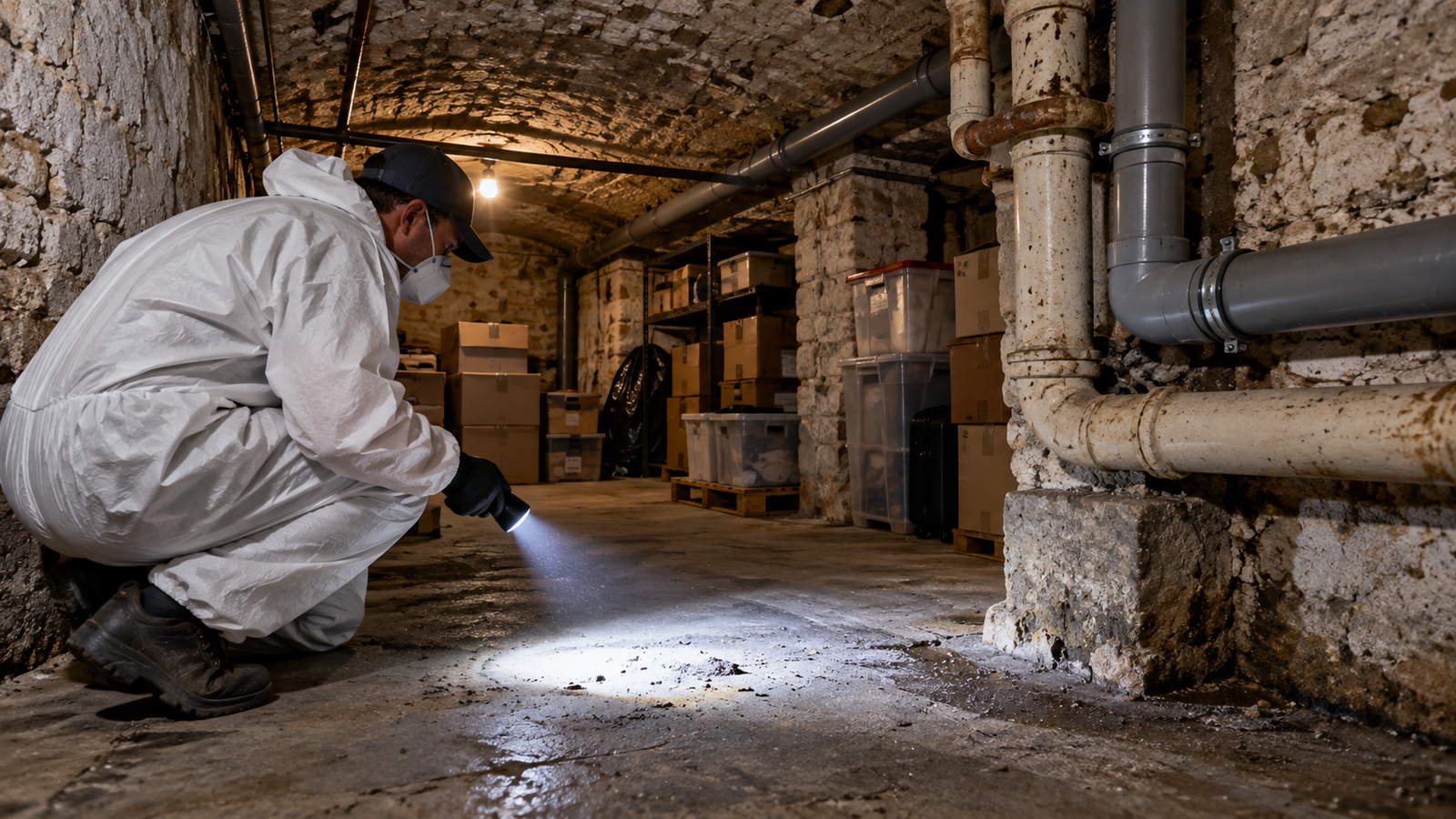 Punaise de lit Paris : technicien inspectant un logement